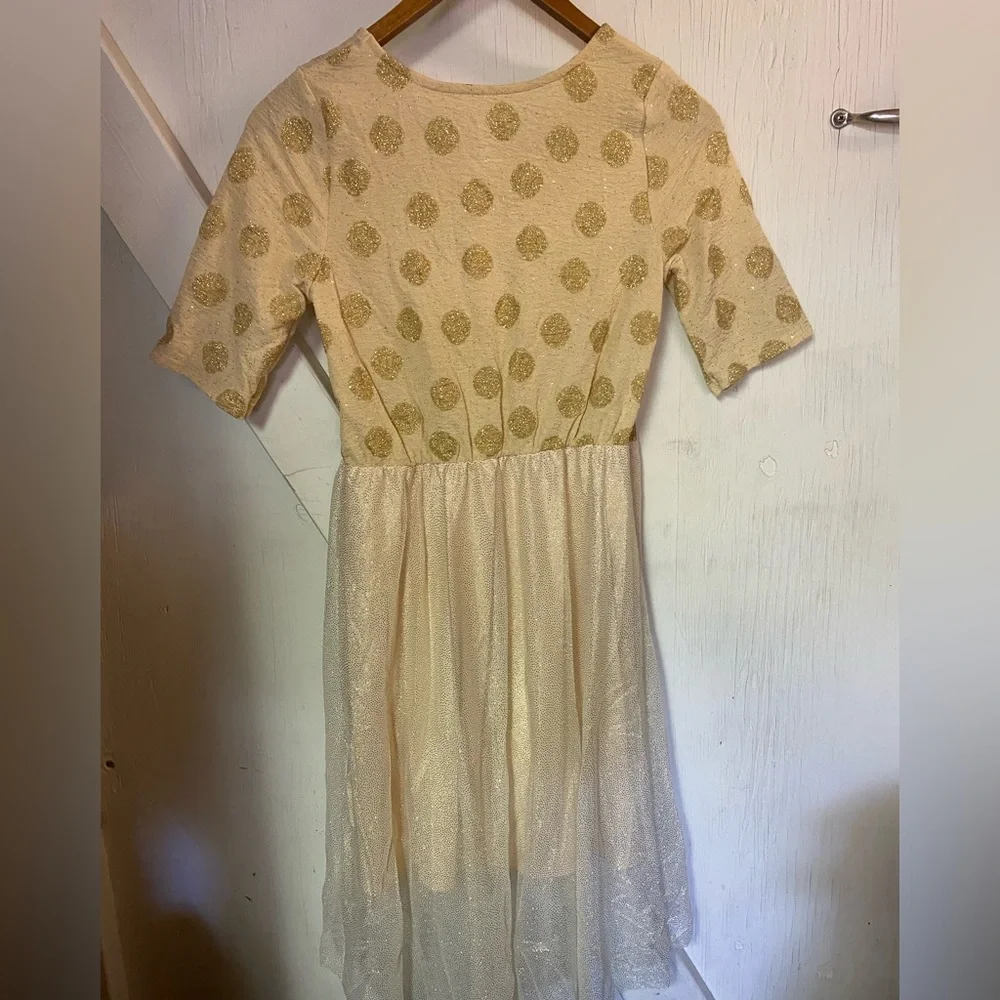 Wonder nation gold metallic holiday short sleeve Size xl 14 16 extra large - Picture 6 of 6